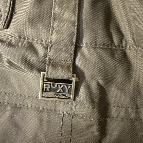 VTG Roxy Endurance 10,000 Snow Pants Women’s Sz L Brown Ski Snowboard Retro - Picture 11 of 15